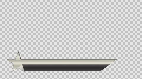 Animated lower third banner bar screen broadcast name plate Stock Footage 63845263