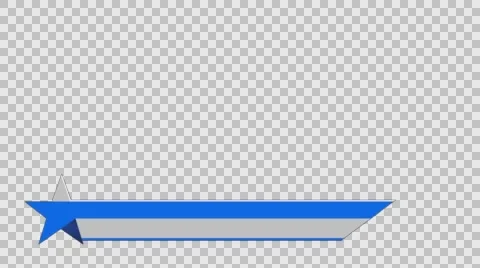 Animated lower third banner bar screen broadcast name plate Stock Footage 63845273