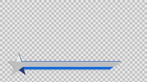 Animated lower third banner bar screen broadcast name plate Stock Footage 63845274