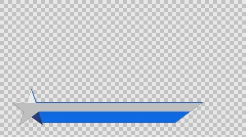Animated lower third banner bar screen broadcast name plate Stock Footage 63845278
