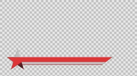 Animated lower third banner bar screen broadcast name plate Stock Footage 63845281