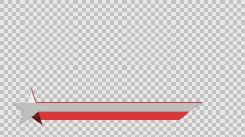 Animated lower third banner bar screen broadcast name plate Stock Footage 63845288