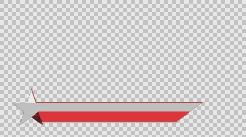 Animated lower third banner bar screen broadcast name plate Stock Footage 63845295