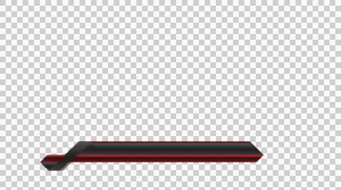 Animated lower third banner Stock Footage 54105968