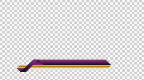 Animated lower third banner Stock Footage 54108244