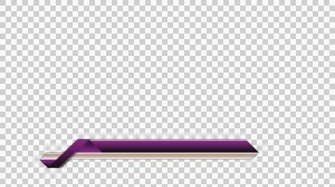 Animated lower third banner Stock Footage 54110444