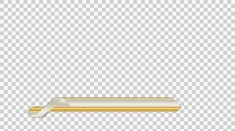 Animated lower third banner Stock Footage 54110890