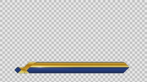 Animated lower third banner Stock Footage 58602394