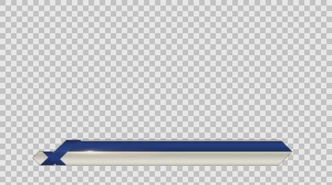 Animated lower third banner Stock Footage 58621414