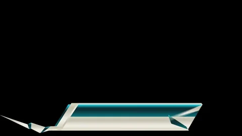 Animated lower third banner Stock Footage 70713801