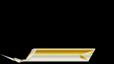 Animated lower third banner Stock Footage 70713817