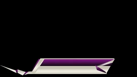 Animated lower third banner Stock Footage 70713865