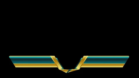 Animated lower third banner Stock Footage 70713916