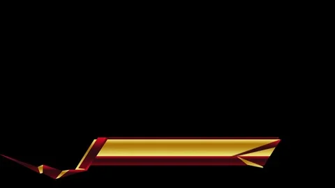 Animated lower third banner Stock Footage 70713920