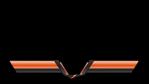 Animated lower third banner Stock Footage 70713935