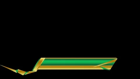 Animated lower third banner Stock Footage 70713939