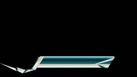 Animated lower third banner Stock Footage 70713947