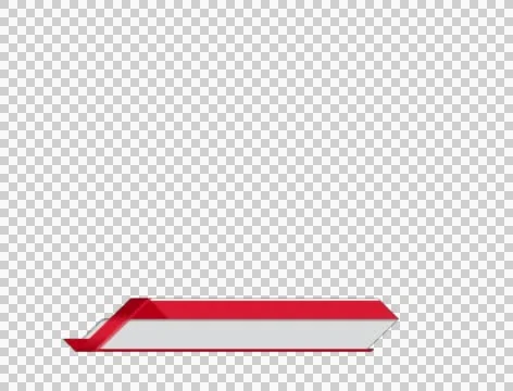 Animated lower third name plate Stock Footage 53846877