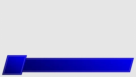 Animated lower third with slanted gradient rectangles sliding in from left Stock Footage 313607803