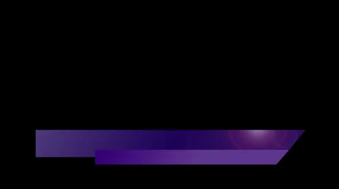 Animated Lower Third Title Strap - Documentary / News Effects - Purple 2 HD Vídeos de archivo 22567450