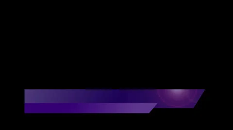 Animated Lower Third Title Strap - Documentary / News Effects - Purple HD Stock Footage 22567465