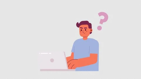 Animated male programmer job Stock Footage 237083411