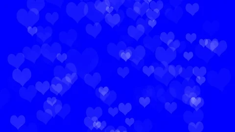 Animated many moving small hearts useful for virtual set background Stock Footage 81216683