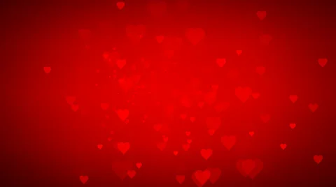 Animated many moving small red hearts useful greeting Video stock 60801507