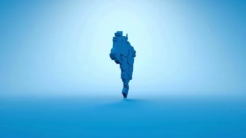 Animated Map of Brazil Stock Footage 275830638