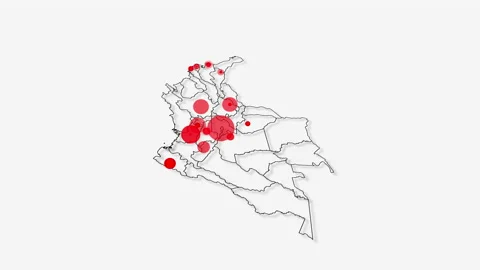 Colombia Map Animated Stock Videos – Royalty-Free HD & 4K Videos