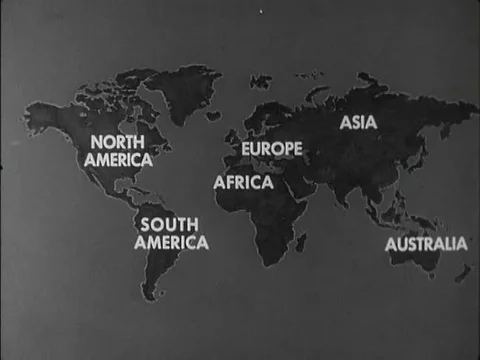 An animated map of the former British Empire and of an emerging commonwealth of Stock-Footage 75267629