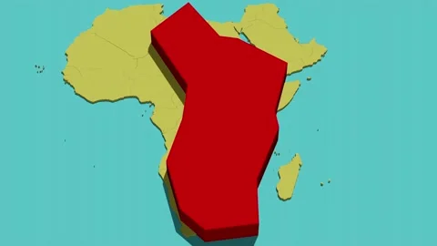 Animated Map of Mayotte (Africa) Stock Footage 211610526