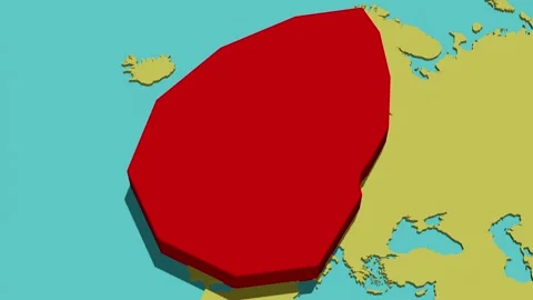 Animated Map of San Marino Stock Footage 299718457