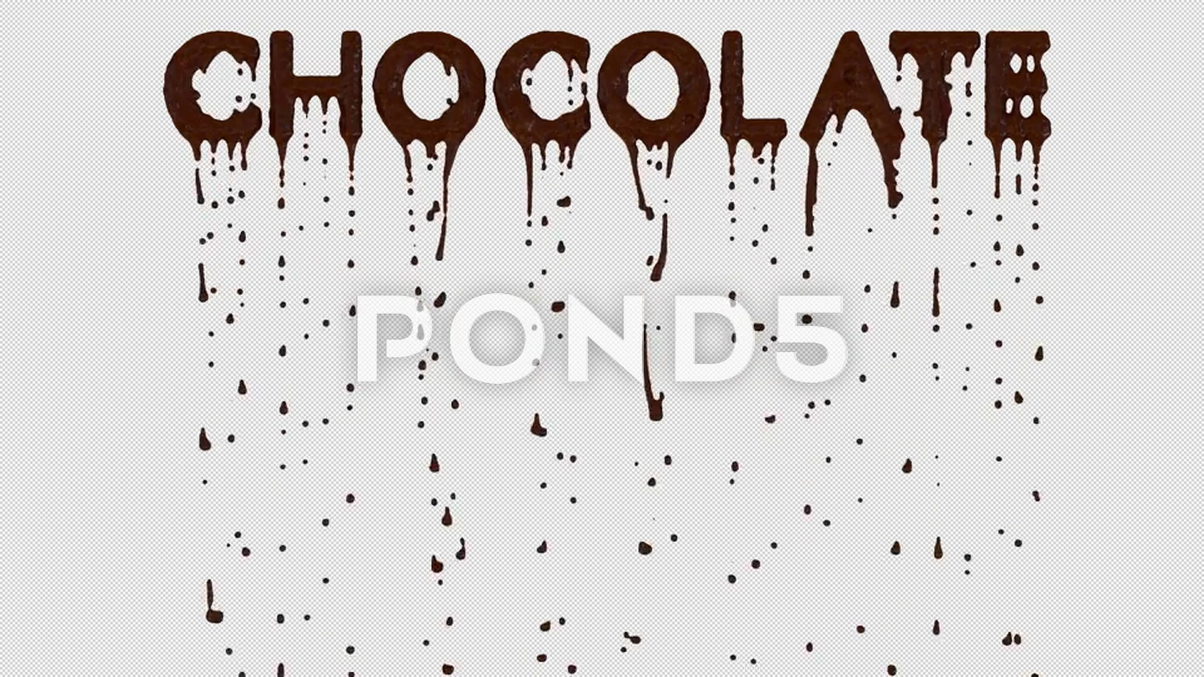 melting chocolate font