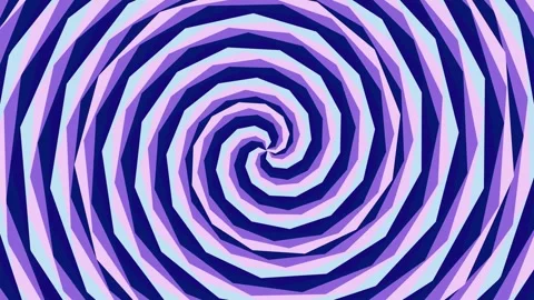 Animated Mesmerizing purple and light blue swirling spiral vortex Stock Footage 327175088