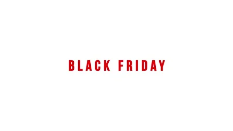 Animated message Black Friday on blinking contrast white/black background. Stock Footage 140448118