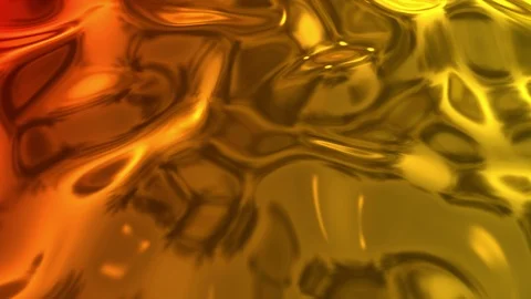 Animated metalic gradient in 4k. 3D render of wavy cloth surface that forms Stock Footage 125432761