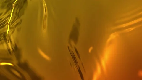 Animated metalic gradient in 4k. 3D render of wavy cloth surface that forms Stock Footage 134156087