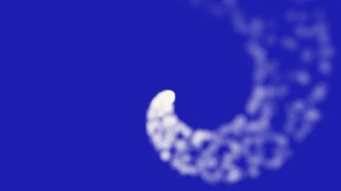 Animated meteorite comes down to the earth Video stock 102835690