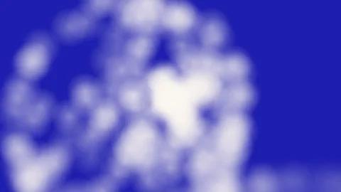 Animated meteorite comes down to the earth Video stock 102835979