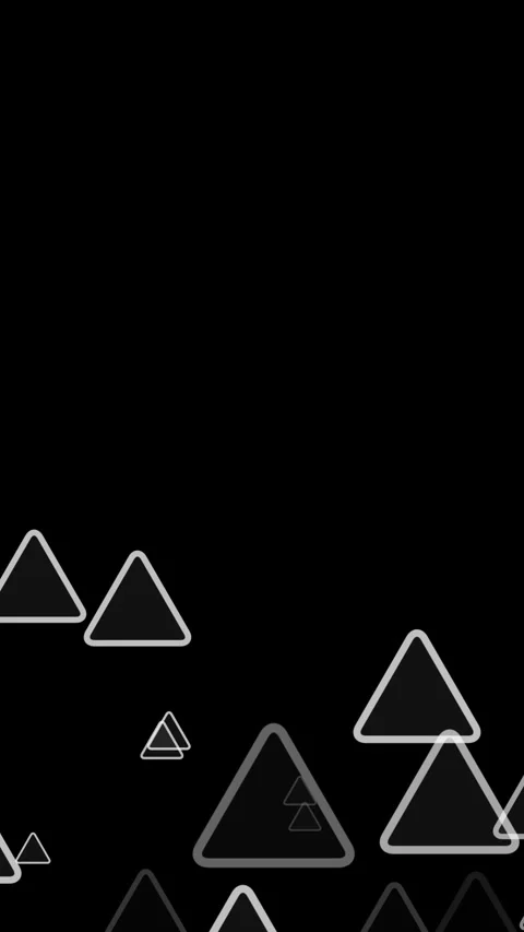 Animated Minimalist Geometric Triangles Floating Vertical Background. Video stock 318565817