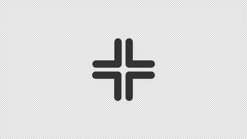 Animated minimize line ui icon Stock Footage 222035604