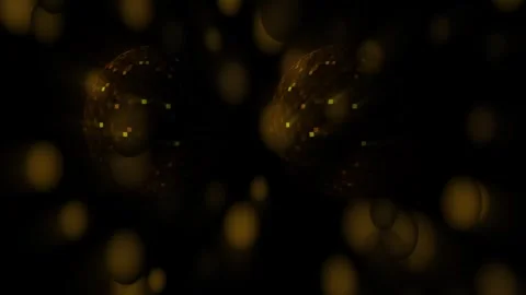 Animated mirror disco ball rotating 4k video footage Stock Footage 297948160
