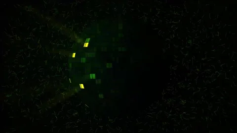 Animated mirror disco ball rotating 4k video footage Stock Footage 297948195