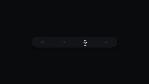 Animated modern interface navigation animated with black background Видео 335735081