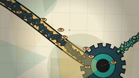 Animated Molecular Sorting Mechanism Separating Cells And Viruses Video stock 340867197