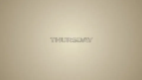 Animated Monday Text with Grunge Texture on Beige Background Vidéo 331085628
