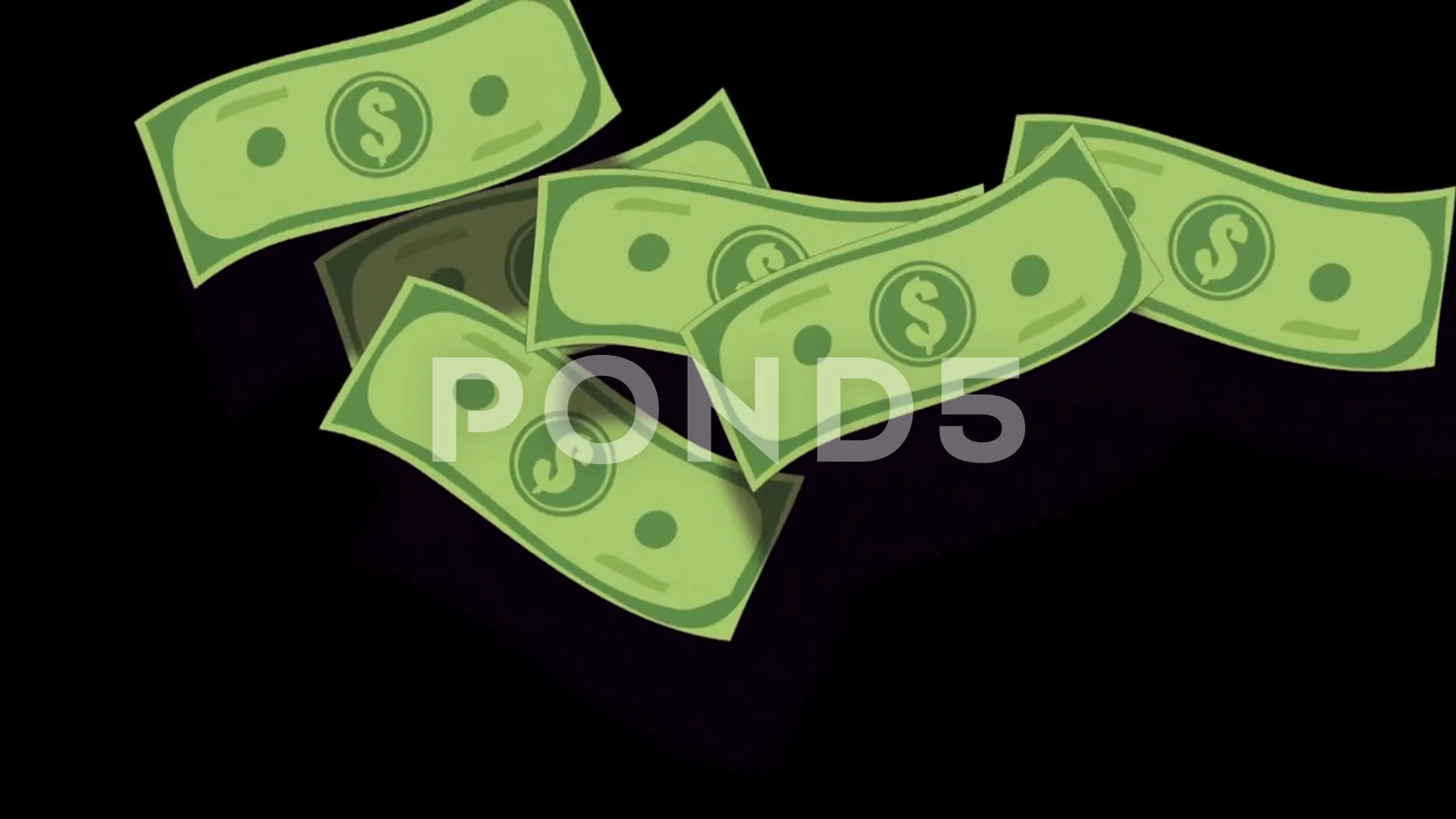 falling money animation powerpoint