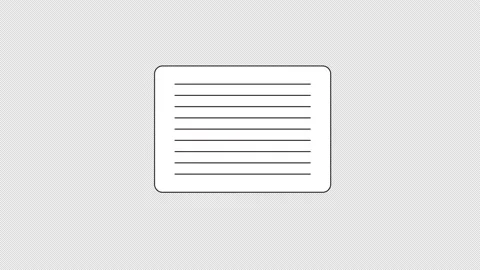 Animated mono rectangle text block Stock Footage 237682787