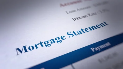 Animated Mortgage Statement Stock-Footage 237514303